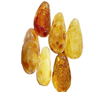Ambra naturale foglie di gioielli fatti a mano/<span class=keywords><strong>Rose</strong></span> carving cognac colore ambra gioielli scultura - Product Image 5