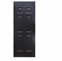 Porte en WPC sur mesure, directement de l'usine, résistante à l'humidité et à la moisissure, sans peinture, pour projets résidentiels