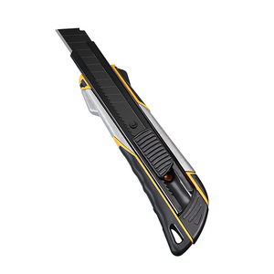 Alloy Utility Knife 165mm Stainless Steel Blade Heavy Duty Industrial Cutter Black - Product Image 2