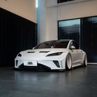 Kit Carrosserie Style Yk Rbot pour Tesla Model 3 2023+ – Spoiler, Capot, Pare-chocs Avant et Arrière, Jupes Latérales – Nouvelle Amélioration, Vente Flash, Qualité Supérieure