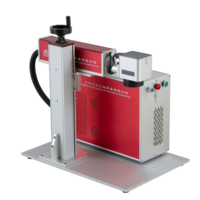 Machine de marquage laser à fibre portable 30W CNC pour l'acier inoxydable, l'aluminium et la gravure de plaques signalétiques, à faible coût d'entretien