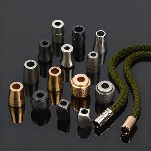 ฝาครอบจุกโลหะปลายเชือกปลายเชือกเสื้อแจ็คเก็ตมีฮู้ดปลายโลหะอุปกรณ์เสริมสำหรับเสื้อฮู้ดปลายเชือก - Product Image 2