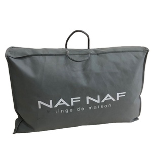 Di alta qualità logo personalizzato stampato lavanderia trapunta IN PVC imballaggio di plastica duvet sacchetto con la chiusura lampo - Product Image 1