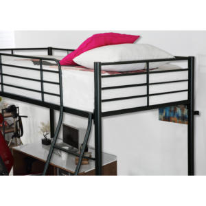 Modern Clove High Sleeper Bunk <b>Bed</b> Metal Frame Loft Desk School Hotel Wood Material Dormitory Bedroom Hospital MILENYUM Brand - Product Image 3