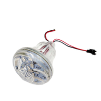 Aidisen Ucs1903 60mm RGB IP66 étanche LED Pixel Light 24V CRI85 Point Lights Changeable Color Cabochon PC Lamp Body Theme