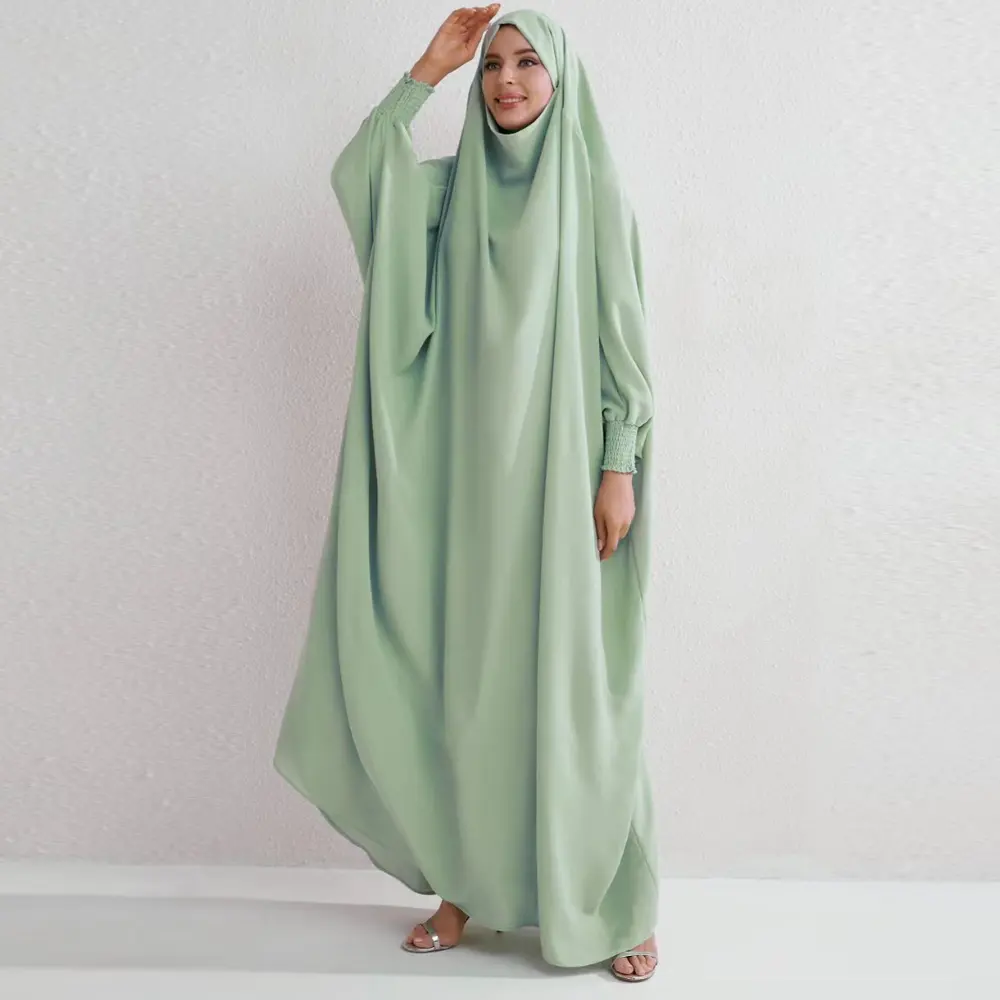 2023 gros borka musulman musulman mode traditionnelle une pièce jibab dubai caftan robe conçoit femmes