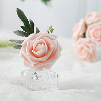 25 roses artificielles en mousse de qualité supérieure, aspect réaliste, pour bouquets de mariage DIY, vente en gros, décoration de fête nuptiale