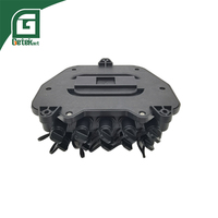 Boîtier de distribution téléphonique terminal à 8 cœurs Geteknet OEM ODM FTTH Fibre Optique IP65 205*210*92mm pour 5G/GSM/GPRS