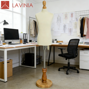 Maniquíes de espuma para costura Lavinia: Cabeza de maniquí europeo <span class=keywords><strong>original</strong></span> en pose de pie para hombre, ideal para sastrería, económico. - Product Image 1