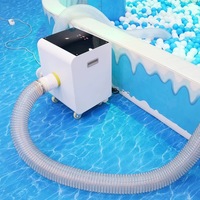 Machine de nettoyage entièrement automatique et haute efficacité pour balles de piscine à balles en mousse blanches, équipement forgé pour usage scolaire, vente en gros