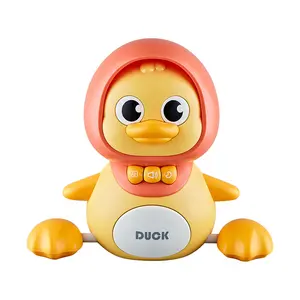 New design cartoon electronic pets dancing duck toys with light and music baby toys