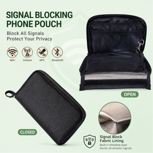 Pochette de protection pour téléphone en tissu de blindage cuivre-nickel OEM ODM, <span class=keywords><strong>anti</strong></span>-<span class=keywords><strong>piratage</strong></span>, protection de la vie privée, pour voyages en extérieur - Product Image 1