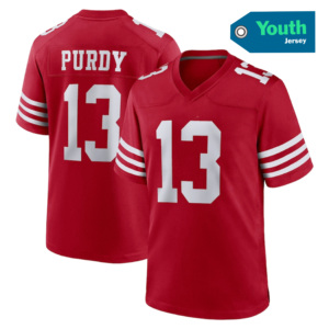 2025 Thanh Niên <span class=keywords><strong>San</strong></span> <span class=keywords><strong>Francisco</strong></span> Áo #13 purdy #23 mccaffrey #54 Warner khâu VP giới hạn áo bóng đá Mỹ chất lượng hàng đầu - Product Image 2