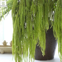 Vente en gros de feuillage artificiel beige amarante de 103 cm en plastique souple pour arrangement floral