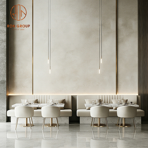 Set di Tavoli e Sedie in Marmo per Caffetteria e Ristorante, Divano e Panche per Ristorante - Product Image 3
