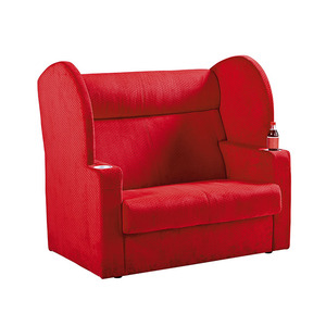 เก้าอี้โรงหนัง Prosperous Seat รุ่น WZ600 สีแดงสการ์เล็ต พร้อมที่วางแขน สำหรับใช้ในสนามกีฬา - Product Image 1