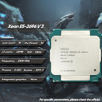 Pour Intel Xeon E5 2696v3 E5 2696 v3 2.3 GHz 18 cœurs vingt-36 threads 45 mo 135W processeur CPU LGA 2011-3 E5-2696 v3