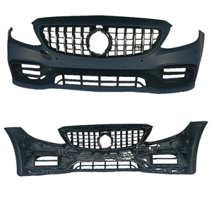 Viejo W205 C63 <span class=keywords><strong>AMG</strong></span> actualización a nuevo Facelift parachoques delantero conjunto completo adecuado para <span class=keywords><strong>Mercedes</strong></span> Clase <span class=keywords><strong>C</strong></span> W205 C63S <span class=keywords><strong>AMG</strong></span> <span class=keywords><strong>2019</strong></span>- - Product Image 1