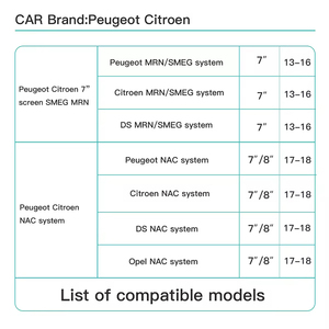 Không dây Apple Carplay Android giao diện tự động cho Peugeot Citroen smeg NAC 208 308 508 3008 C4 DS3 <span class=keywords><strong>DS</strong></span> xe Android Máy nghe nhạc - Product Image 6