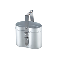 Botol air piknik Kemah air kantin, botol minum logam Aluminium untuk air