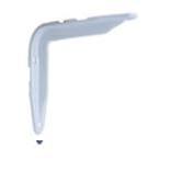 <b>White</b> 125mm Shelf <b>Bracket</b> for Garage Shelves - Product Image 1