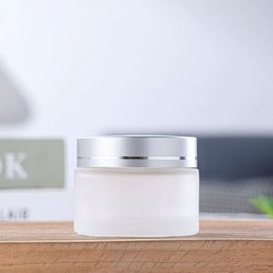 ขวดครีมเครื่องสำอางแก้วฝ้าแบบเปล่า ขนาด 30 มล. 50 มล. 100 มล. พร้อมฝาเกลียวไม้ไผ่สำหรับผลิตภัณฑ์ดูแลผิว - Product Image 6