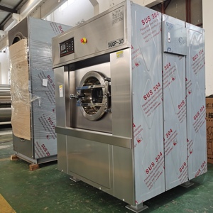 Machine à laver au gaz industrielle avec sécheuse à tambour 15KG 20KG 30KG 50KG et machine à repasser pour vêtements - Product Image 1