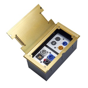 Prise de sol Jinsanhu en laiton, 1 prise, IP44, avec port USB, mise à la terre standard, 220 V - Product Image 1