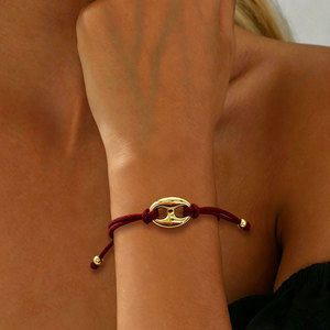 Women's Geometric <b>Bracelet</b> Zinc Alloy Oval Design Multicolor Adjustable Jewelry Fashion <b>Beaded</b> <b>Bracelets</b> - Product Image 3