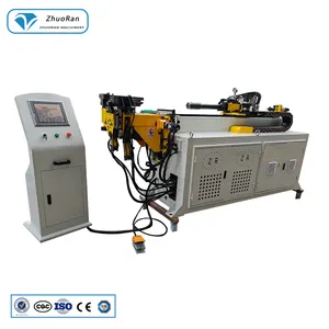 DW-18CNC Automatic Cnc Hydraulic Controller Pipe Bender Pipe Bending Machine Sleeper Material Brass pipe push bending machine