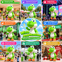 Costume de mascotte gonflable en fourrure de dessin animé, personnalisable avec logo, personnage en peluche pour la publicité et la décoration lors d'événements et de fêtes