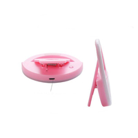 Lampu Selfie Ring Clip Ponsel dengan Logo Custom, Lampu Flash Selfie Mini Portabel LED dengan Kotak Putih