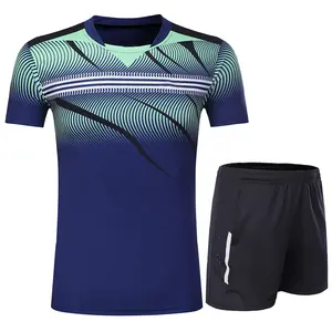 Custom Design Badminton Shirts Shorts Sublimation Print Tennis Wear Blank Quick Dry Women Badminton Jersey