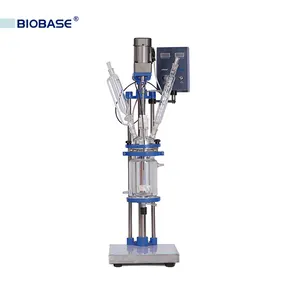 BIOBASE China Single Jacketed Glass Reactor JGR-3L Price for Lab on Sale