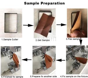 Máquina de Teste de Resistência à Flexão <span class=keywords><strong>Multi</strong></span> Amostras 12 Estações Testador de Flexão de Couro - Product Image 6