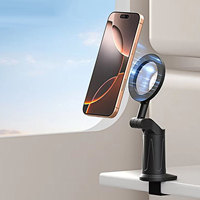 Support de téléphone portable magnétique de voyage, hauteur réglable, compatibilité universelle pour bureau et lit, épaisseur 4 cm