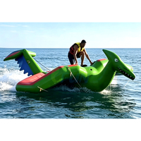 Bateau gonflable de sport nautique 0,9 mm en PVC, tube de remorquage rotatif UFO, canapé aquatique certifié EN14960, garantie 2 ans