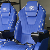 Venta de fábrica Cinema 4D Motion Simulation Silla de cine asiento de cine con efectos especiales