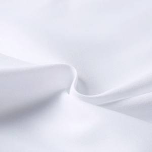 Tela de poliéster, forro polar de piel de melocotón cepillado tela de lino de Primavera de sarga lisa - Product Image 2