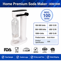 Machine à eau gazeuse portable pour la maison, compatible avec les bouteilles de CO2 standard de 60L, marque privée OEM
