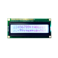Pantalla LCD 1602 LCM de Fábrica con Retroiluminación Blanca / Interfaz I2C Paralela, Panel LCD de 5V