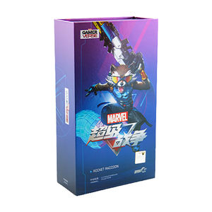 ฟิกเกอร์สะสมซีรีส์ซูเปอร์วอร์เกมของ ZD Toys ฟิกเกอร์แอคชั่นร็อคเก็ตแรคคูนสไตล์วิดีโอเกม ขนาด 1/10 สเกล 18 ซม./7 นิ้ว - Product Image 3