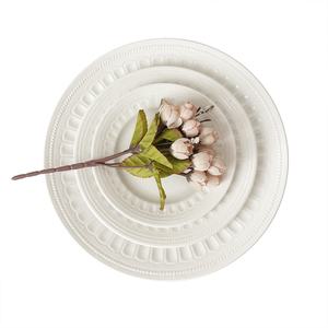 Vaisselle en céramique à relief antique de style européen Vente en gros de plats à poisson occidentaux avec défaut mineur pour usage domestique - Product Image 5