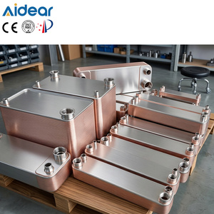 Échangeur de chaleur à plaques brasées en acier inoxydable pour système de chauffage et de refroidissement par pompe à chaleur géothermique - Product Image 6