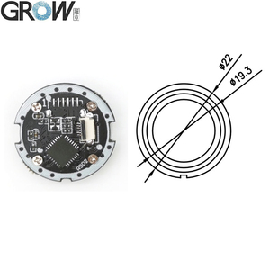 GROW R502-B Round Thin FPC 0.5mm 6pin UART Interface DC3.3V <strong>RS232</strong> <strong>Fingerprint</strong> <strong>Module</strong> Sensor Scanner