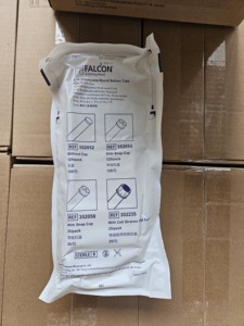 Tubos de fondo redondo Corning Falcon 352052 352054 de 5 ml para citometría de flujo, FACS, pruebas de suspensión celular y análisis de muestras - Product Image 1
