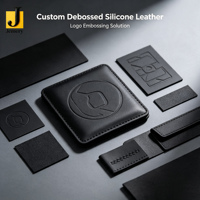 Cuir silicone sans encre Jemery pour décoration automobile, logo personnalisé, toucher doux, imperméable, extensible, matériau absorbant la transpiration