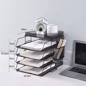 China Factory Low Price Office School Home Desktop Metal <b>Document</b> & Letter <b>Holder</b> - Product Image 3