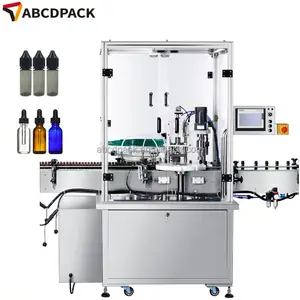 Automatic Cosmetic Essential Oil Perfume Vials Eye Drops Filling Machine Small Bottle Filling And Capping Machine