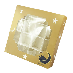 ถาดกระดาษแข็งสำหรับใส่ลูกกวาดช็อคโกแลตกล่องเค้กขนาด10x10x12 - Product Image 3